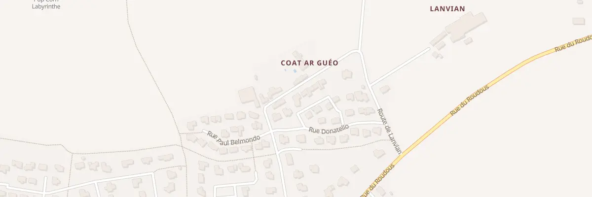 Plan du 95 Rue Houdon à Guilers