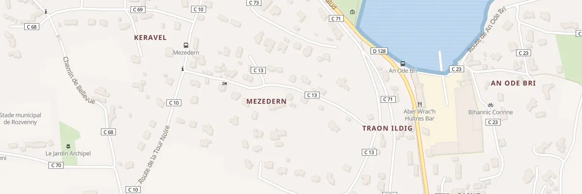 Plan du 171 Mezedern à Landéda