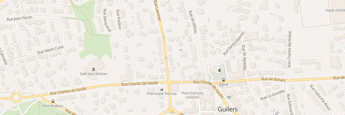 Plan du 5 Rue Laennec à Guilers
