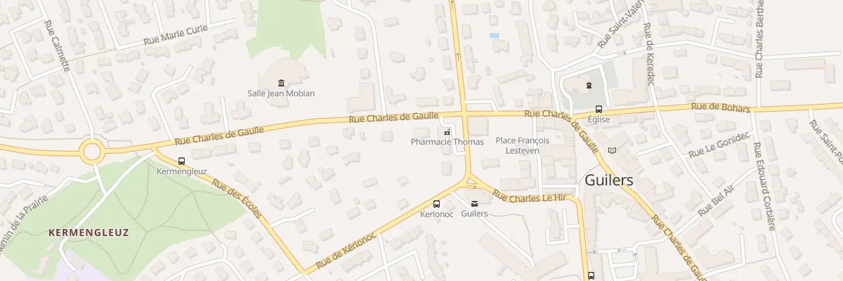 Plan du 34 Rue Charles de Gaulle à Guilers