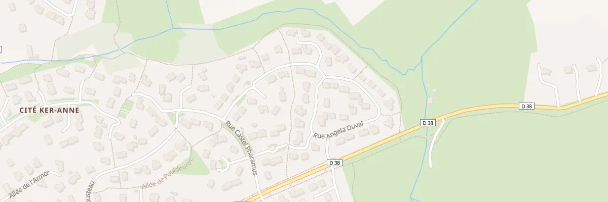 Plan du 45 Rue Angela Duval à Milizac-Guipronvel