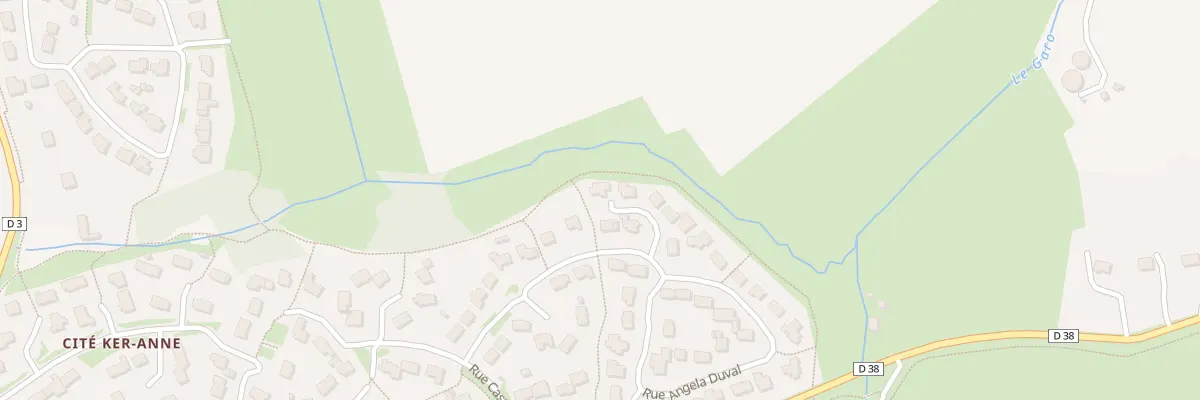 Plan du 33 Rue Angela Duval à Milizac-Guipronvel