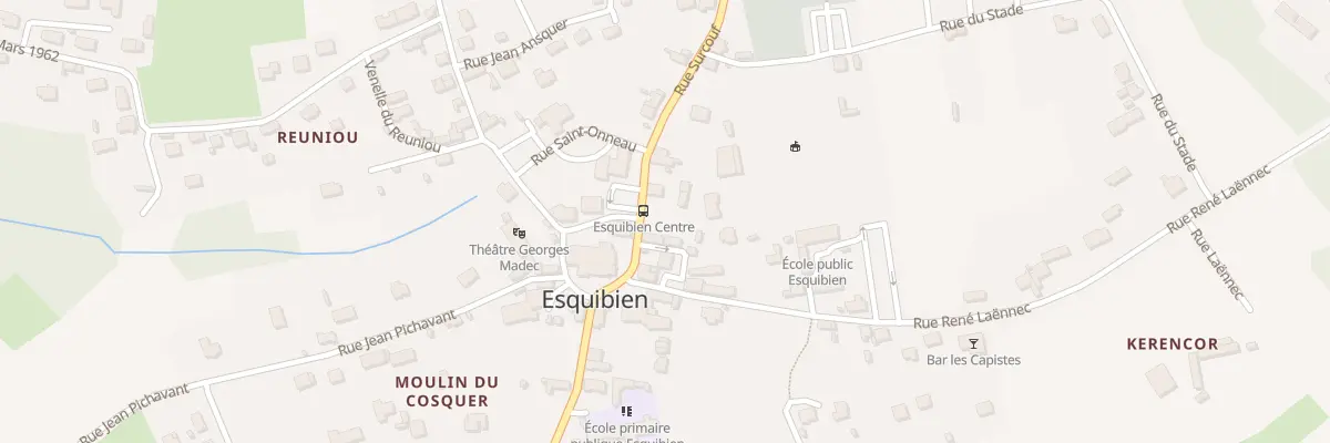 Plan du 4 Rue Surcouf-Esquibien à Audierne