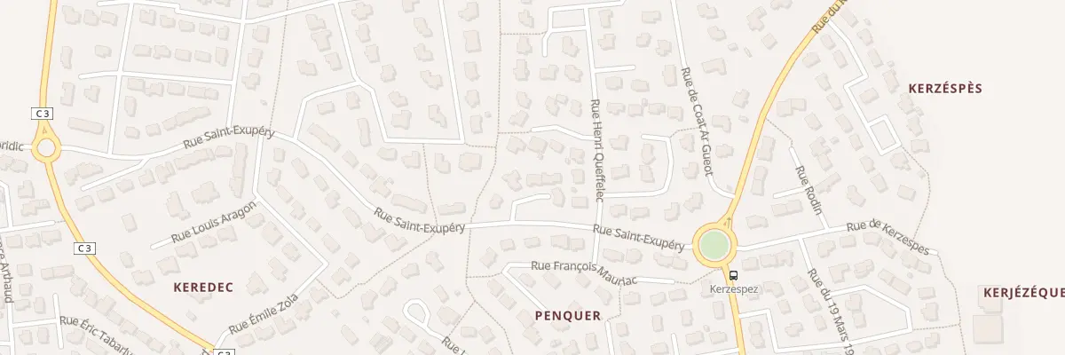 Plan du 40 Rue Jules Renard à Guilers