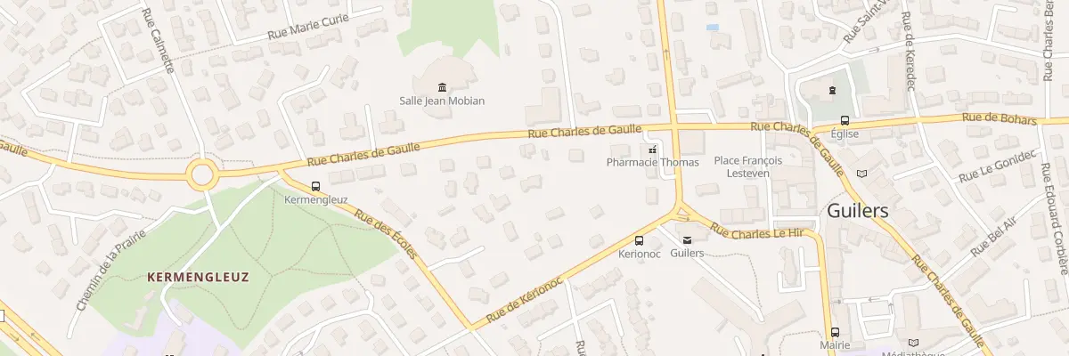 Plan du 38B Rue Charles de Gaulle à Guilers