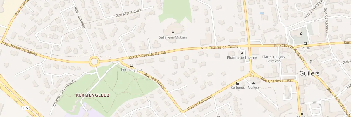 Plan du 42 Rue Charles de Gaulle à Guilers