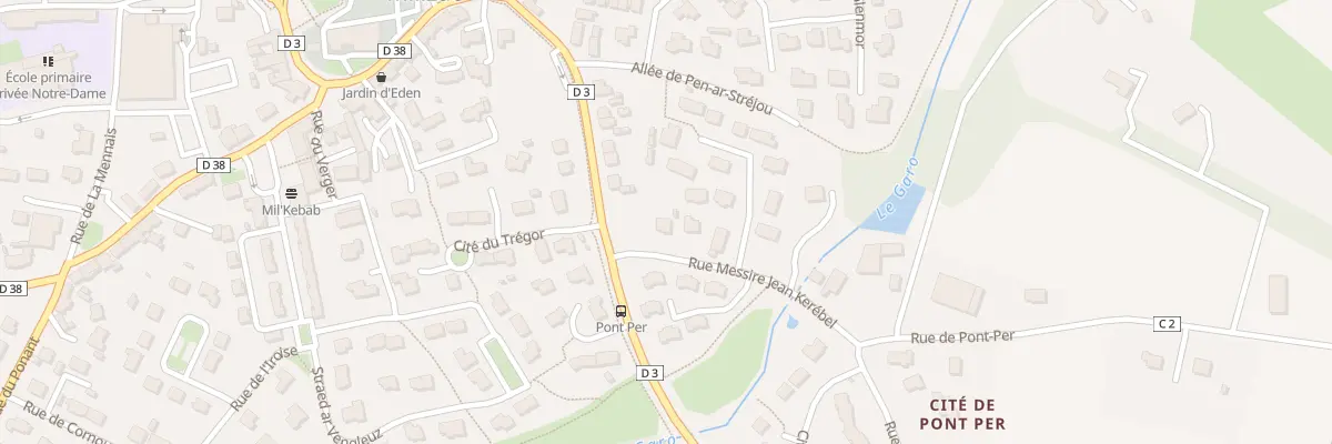 Plan du 35 Rue Messire Jean Kérébel à Milizac-Guipronvel