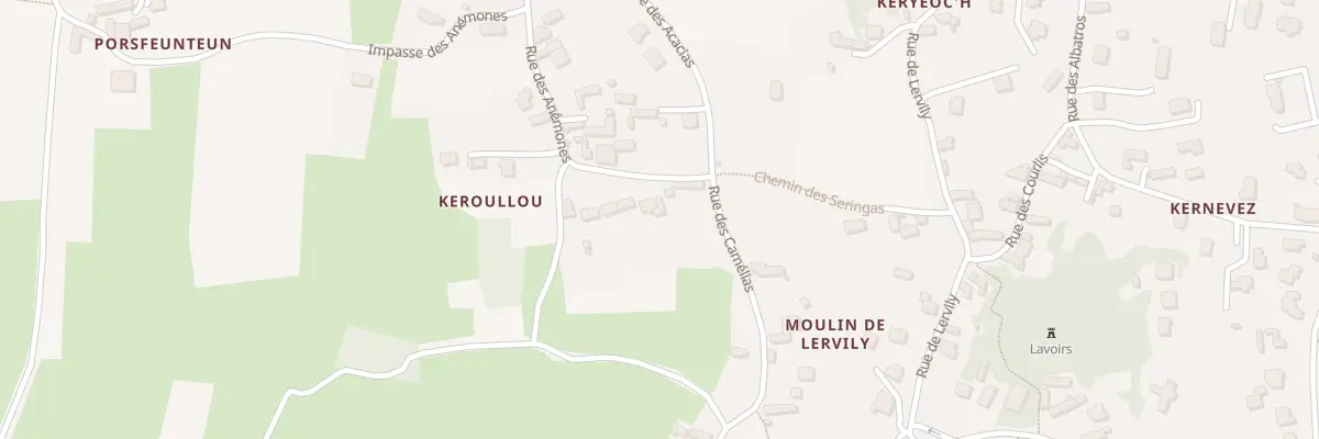 Plan du 30 Rue des Anémones à Audierne