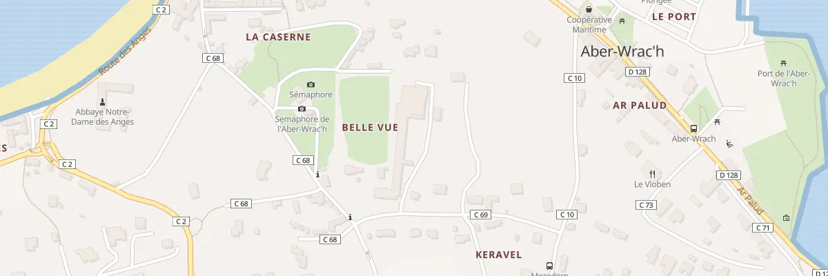 Plan du 175 Keravel à Landéda
