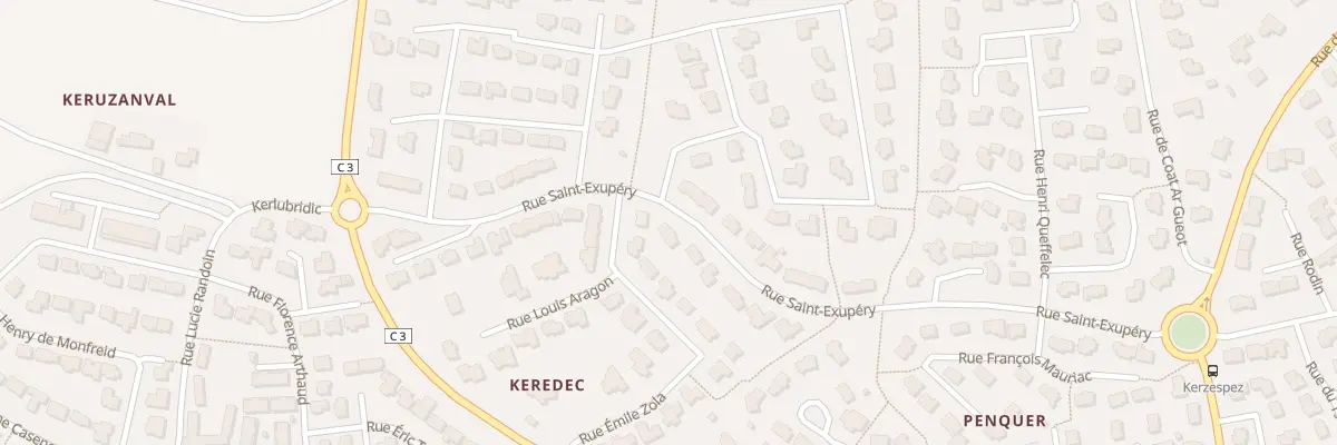 Plan du 370 Rue Saint-Exupéry à Guilers