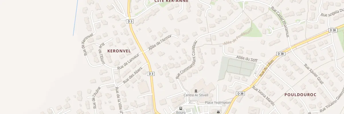 Plan du 232 Rue de l’Armor à Milizac-Guipronvel