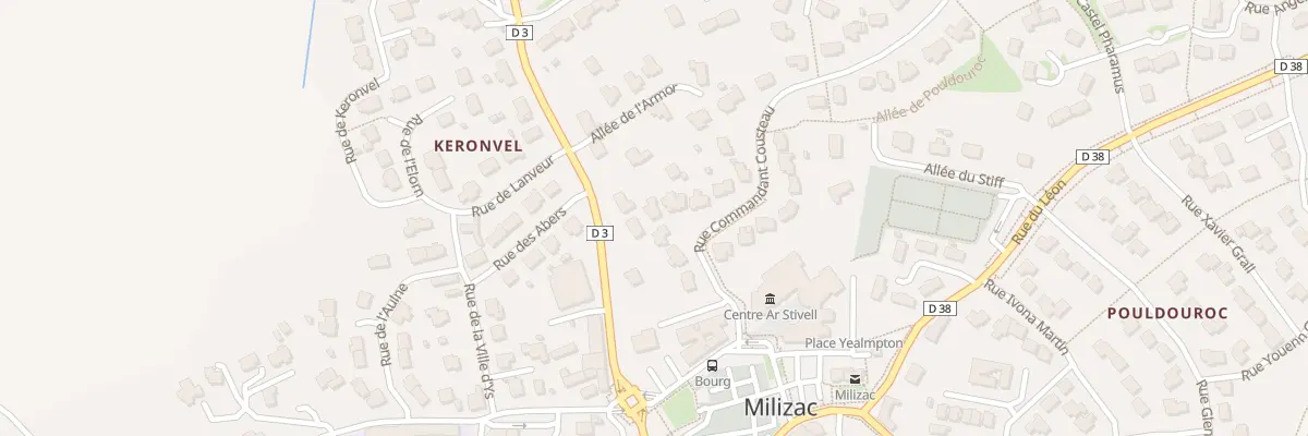 Plan du 220 Rue de l’Armor à Milizac-Guipronvel