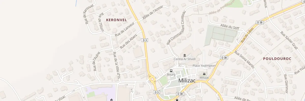Plan du 180 Rue de l’Armor à Milizac-Guipronvel