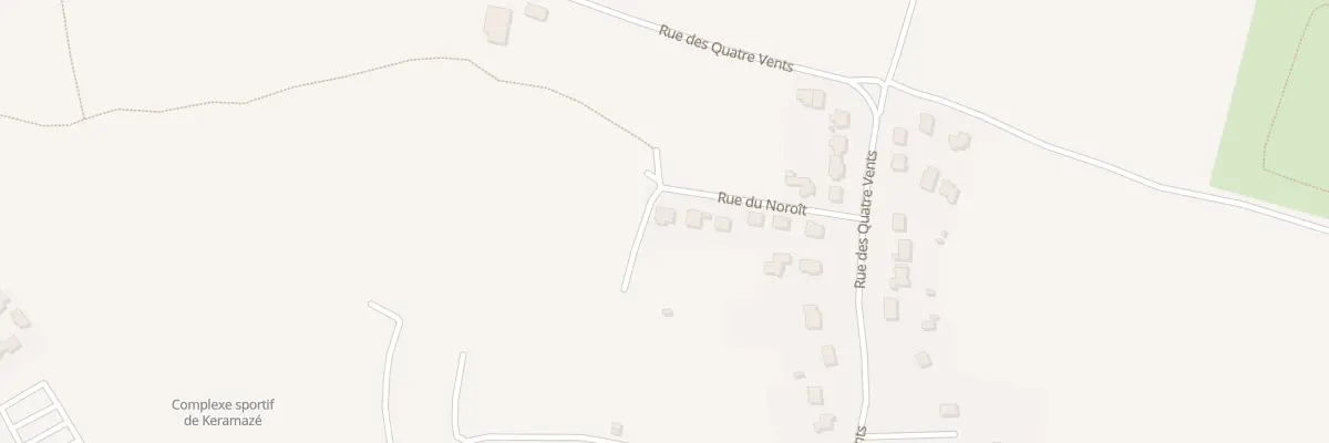 Plan du 12 Rue du Noroît à Plouzané