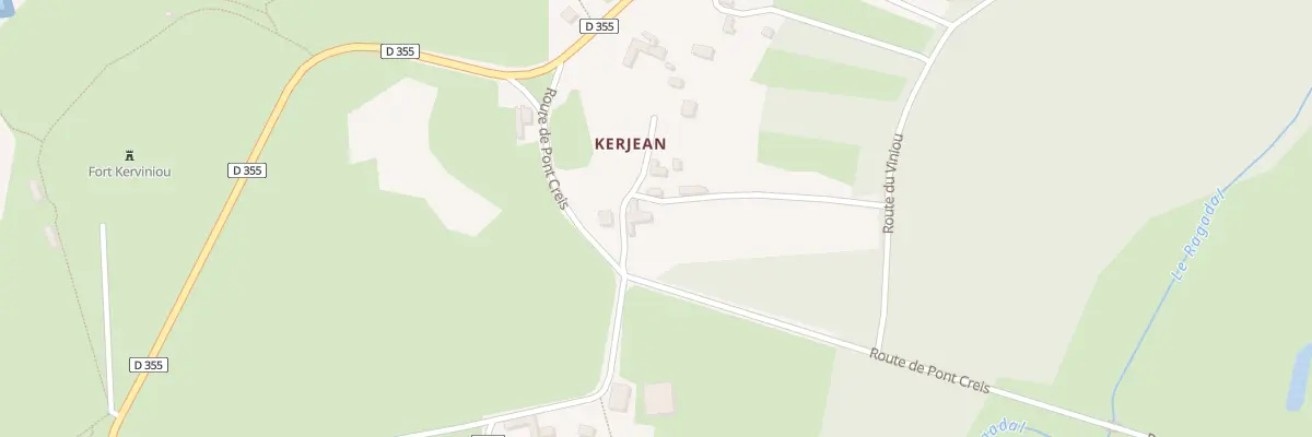 Plan du 194 Kerjean à Roscanvel