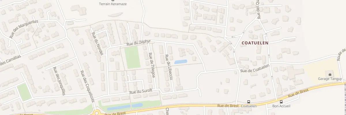 Plan du 100 Rue du Libeccio à Plouzané