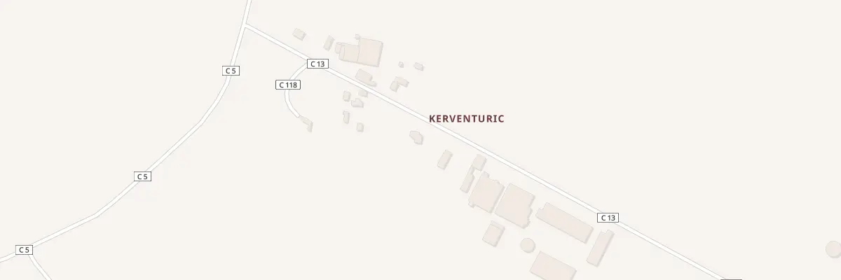Plan du 5301 Kerventuric à Plouguin