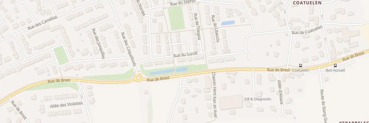 Plan du 130 Rue du Suroît à Plouzané