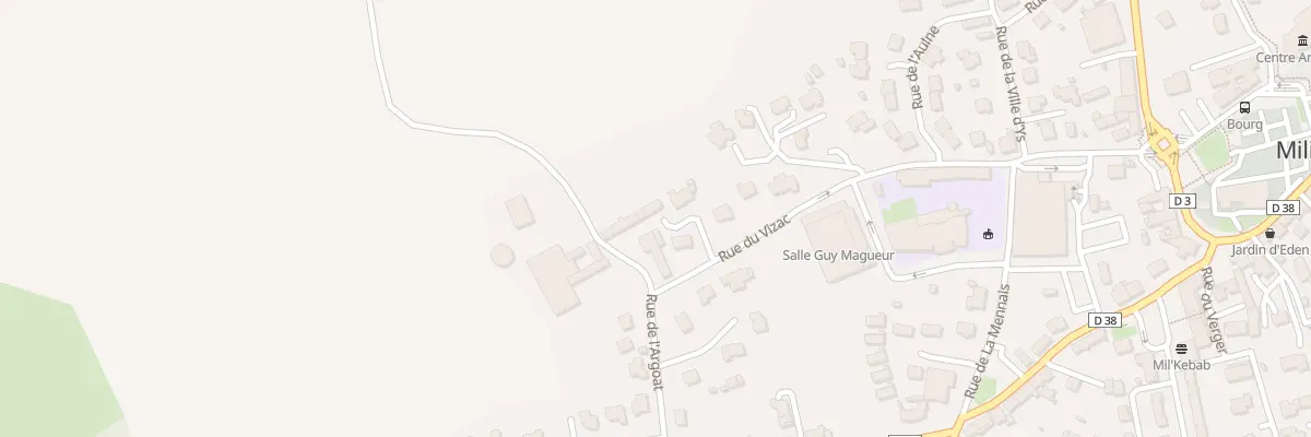Plan du 330A Rue du Vizac à Milizac-Guipronvel