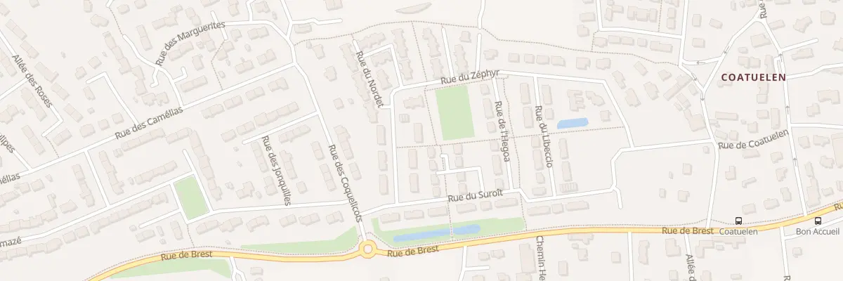 Plan du 80 Rue du Zéphyr à Plouzané