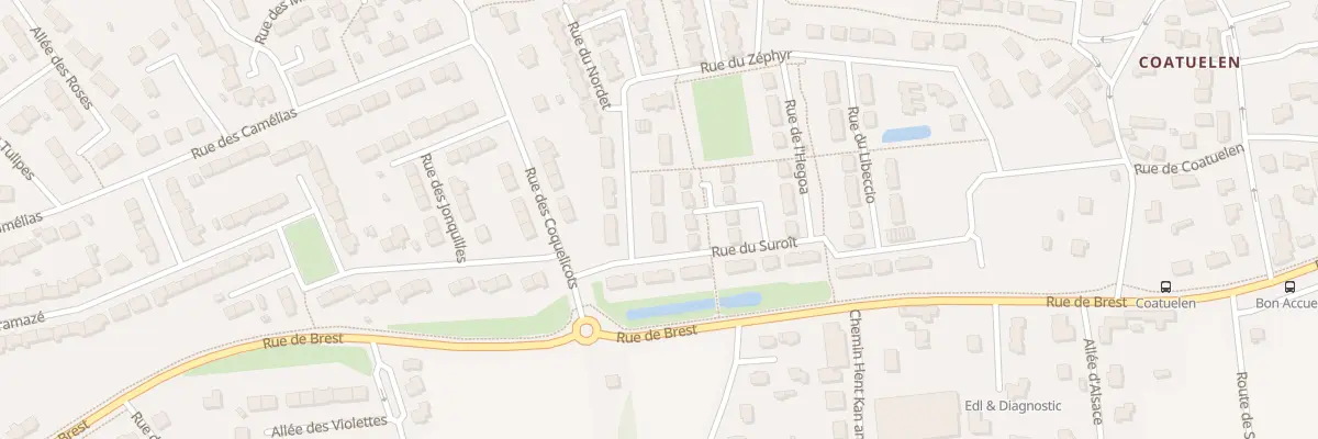 Plan du 30 Rue du Zéphyr à Plouzané