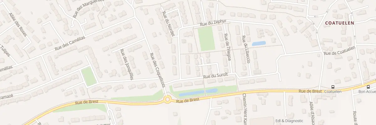 Plan du 50 Rue du Zéphyr à Plouzané