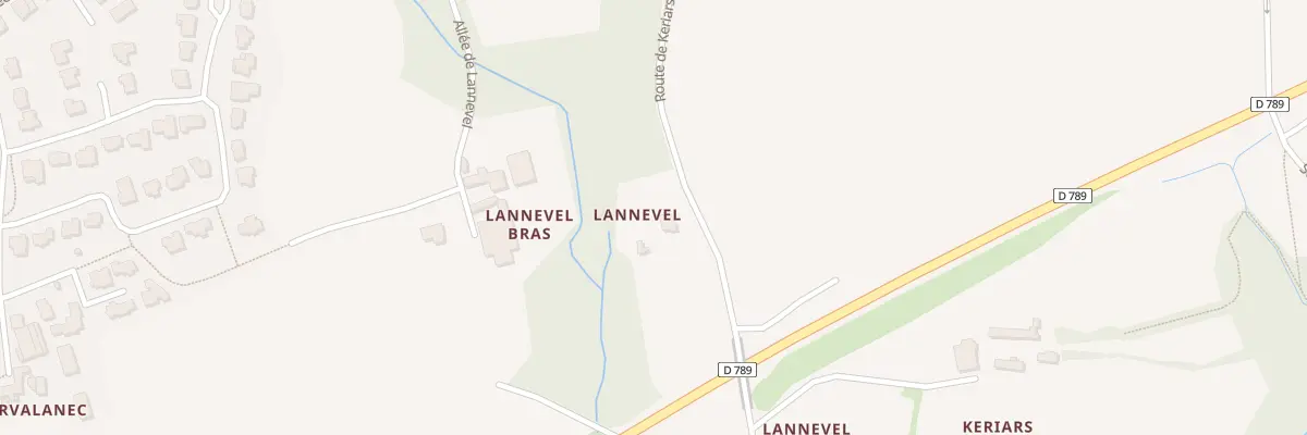 Plan du 15 Rte de Keriars à Plouzané