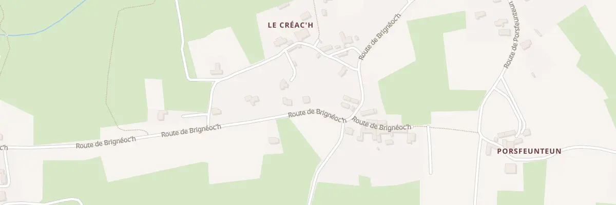 Plan du 21 Le Creach à Audierne