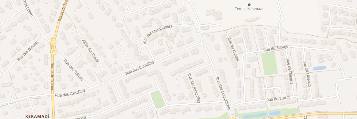 Plan du 33 Rue des Camélias à Plouzané