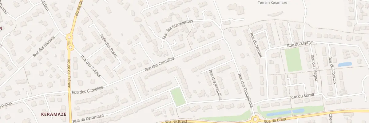 Plan du 27 Rue des Camélias à Plouzané