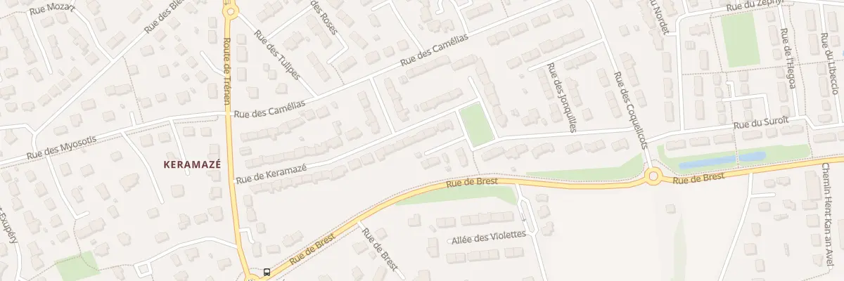 Plan du 31 Rue de Keramazé à Plouzané
