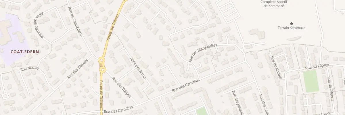 Plan du 12 Rue des Marguerites à Plouzané
