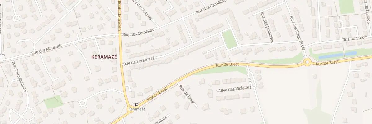 Plan du 21 Rue de Keramazé à Plouzané