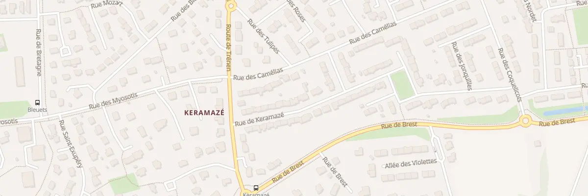 Plan du 16 Rue de Keramazé à Plouzané