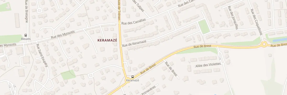 Plan du 9 Rue de Keramazé à Plouzané