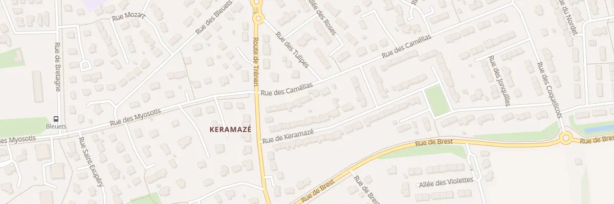 Plan du 11 Rue des Camélias à Plouzané