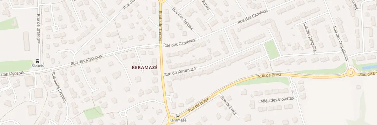 Plan du 10 Rue de Keramazé à Plouzané