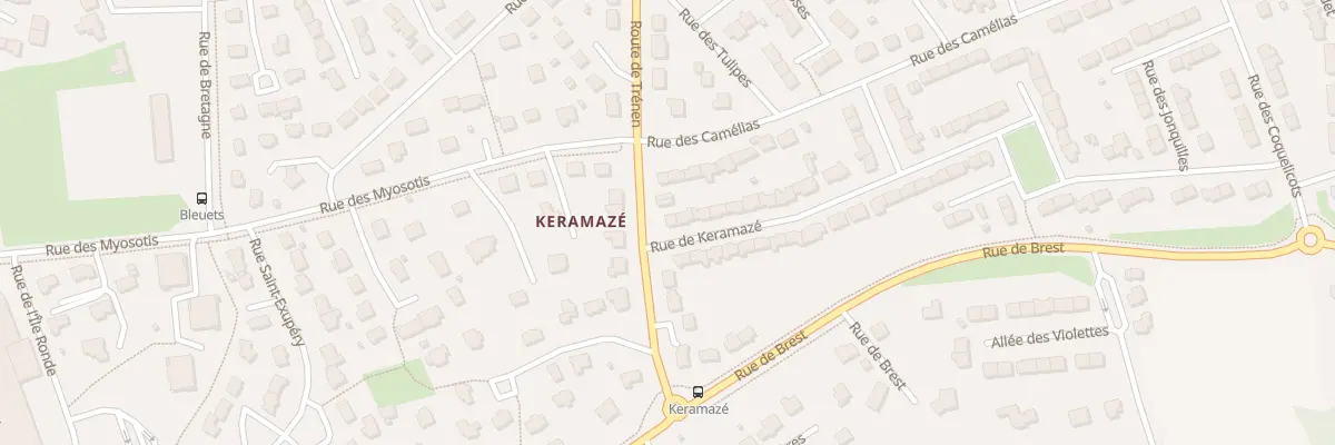 Plan du 2 Rue de Keramazé à Plouzané