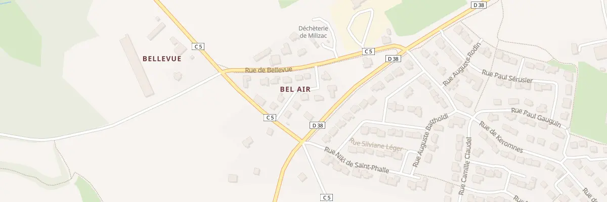 Plan du 8 Rue d’Eole à Milizac-Guipronvel