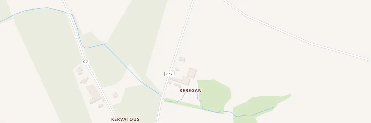 Plan du 97A Keregan à Plouguin