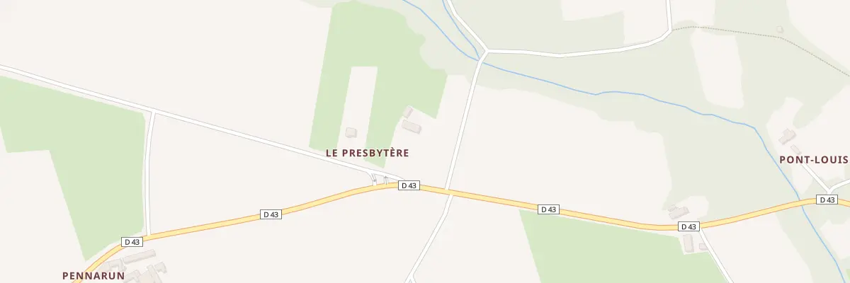 Plan du 68 Le Bourg à Goulien
