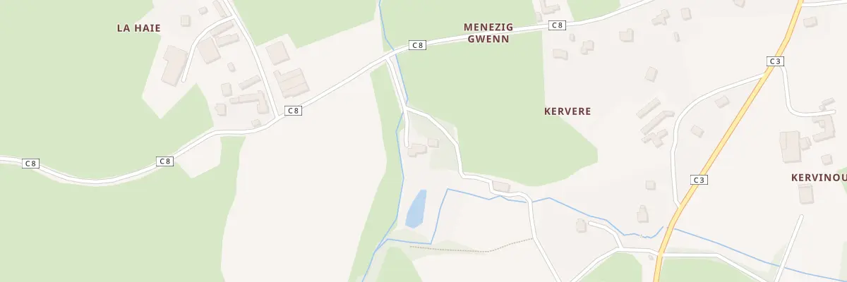 Plan du 1 La Haie à Milizac-Guipronvel