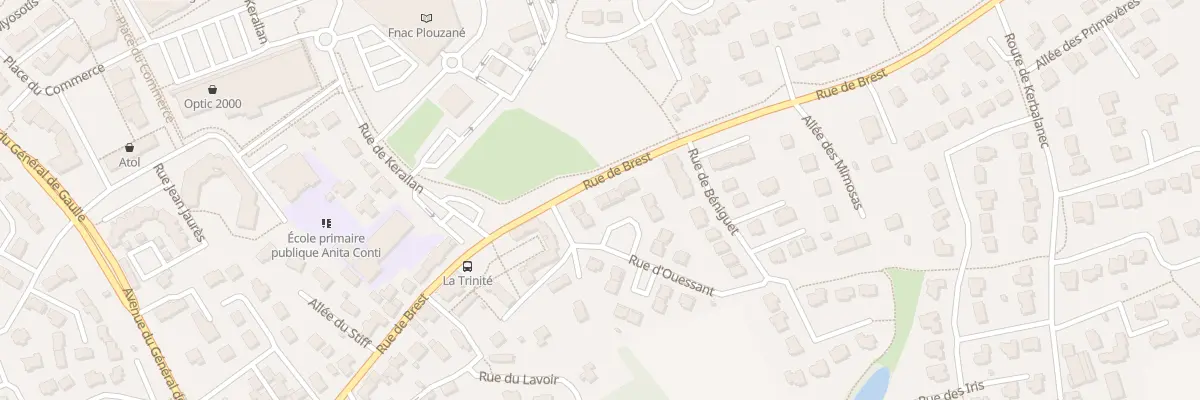 Plan du 6 Rue d’Ouessant à Plouzané