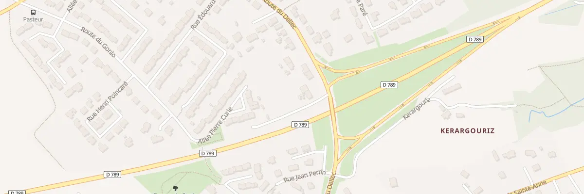 Plan du 41 Rte du Dellec à Plouzané