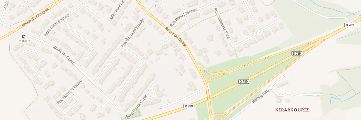 Plan du 31 Rte du Dellec à Plouzané