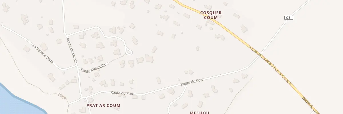 Plan du 330 Cosquer Coum à Lannilis
