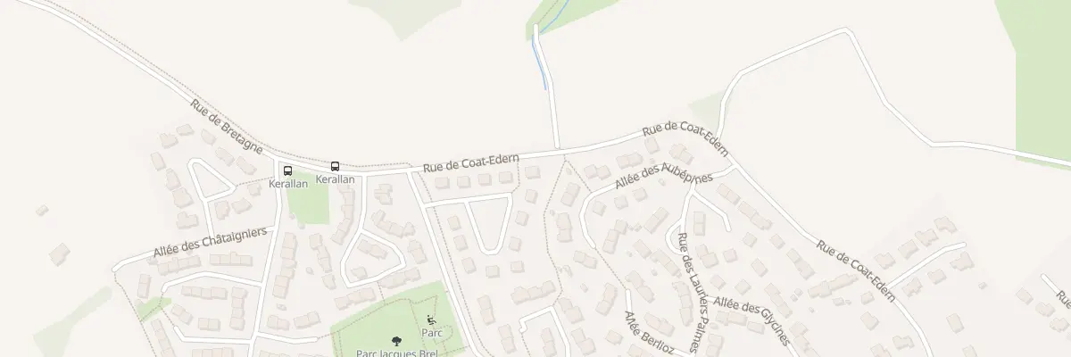 Plan du 5 All du Chèvrefeuille à Plouzané