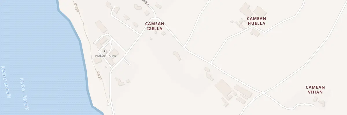 Plan du 264 Camean à Lannilis