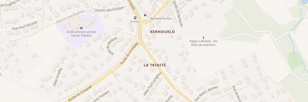 Plan du 6 Rte du Dellec à Plouzané