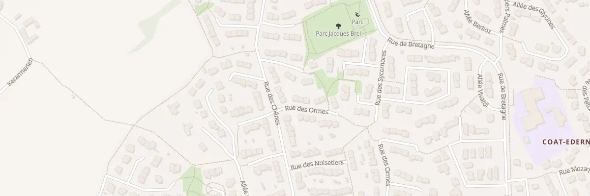 Plan du 27 Rue des Ormes à Plouzané
